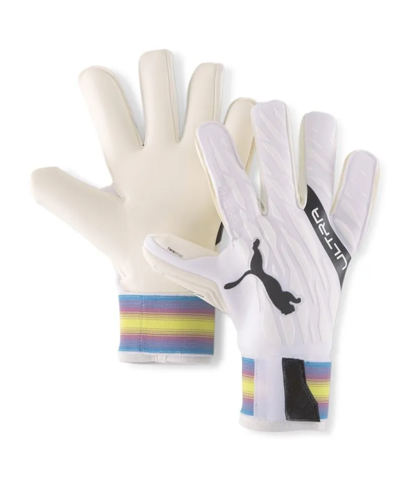 PUMA Ultra Grip 1 Hybrid Pro Gloves (White)