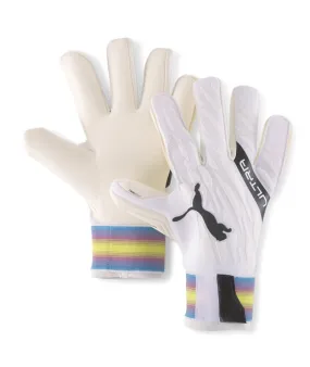 PUMA Ultra Grip 1 Hybrid Pro Gloves (White)