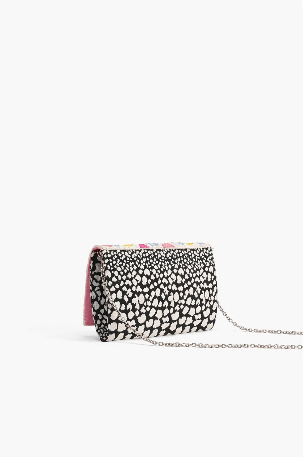 RAINBOW EVIL EYE BEADED CLUTCH