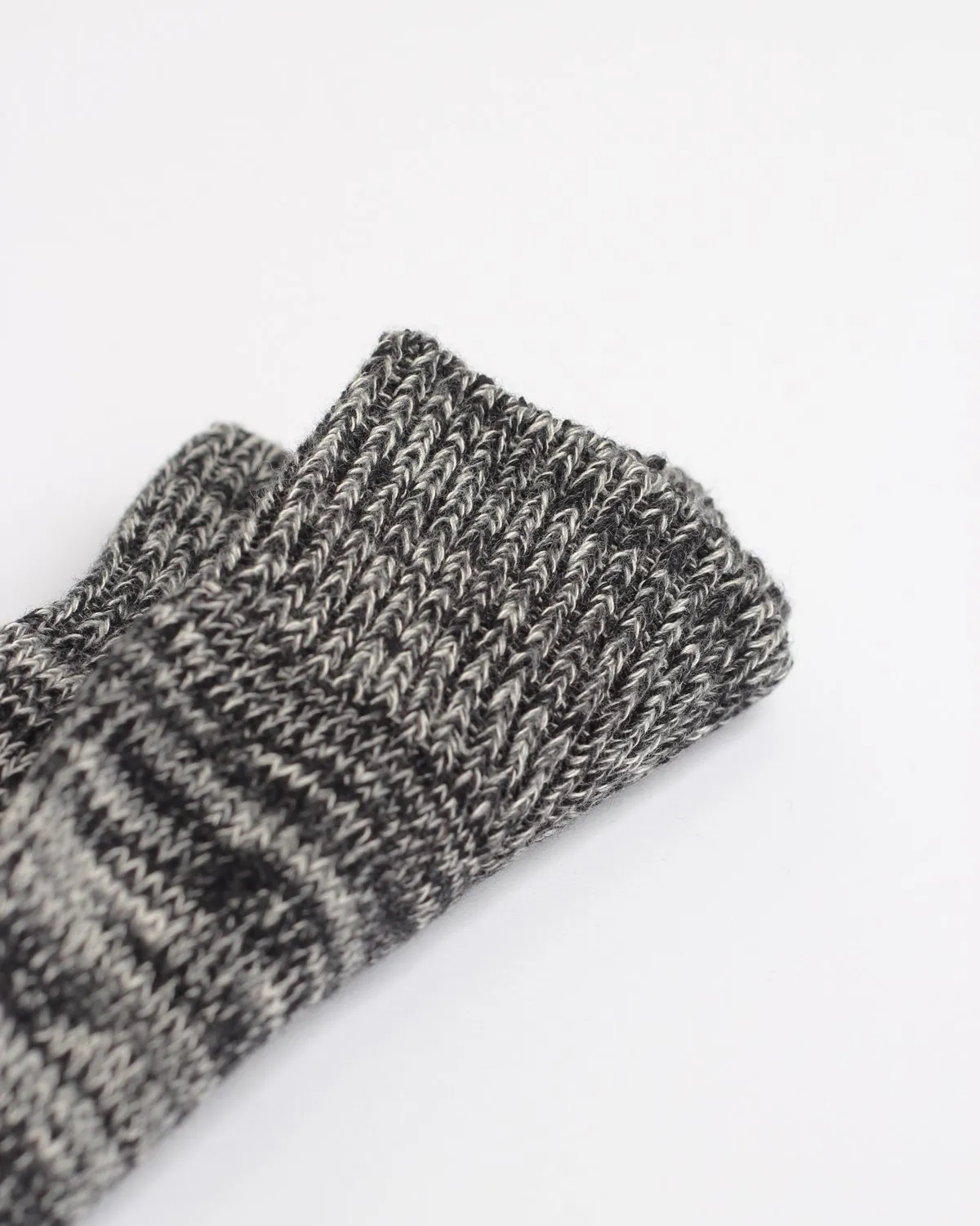 Relax Chunky Flat Knit Supermelange Socks Black / Light Grey Melange / Off White / Charcoal Mel.