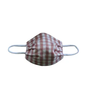 Rose Gingham Face Mask