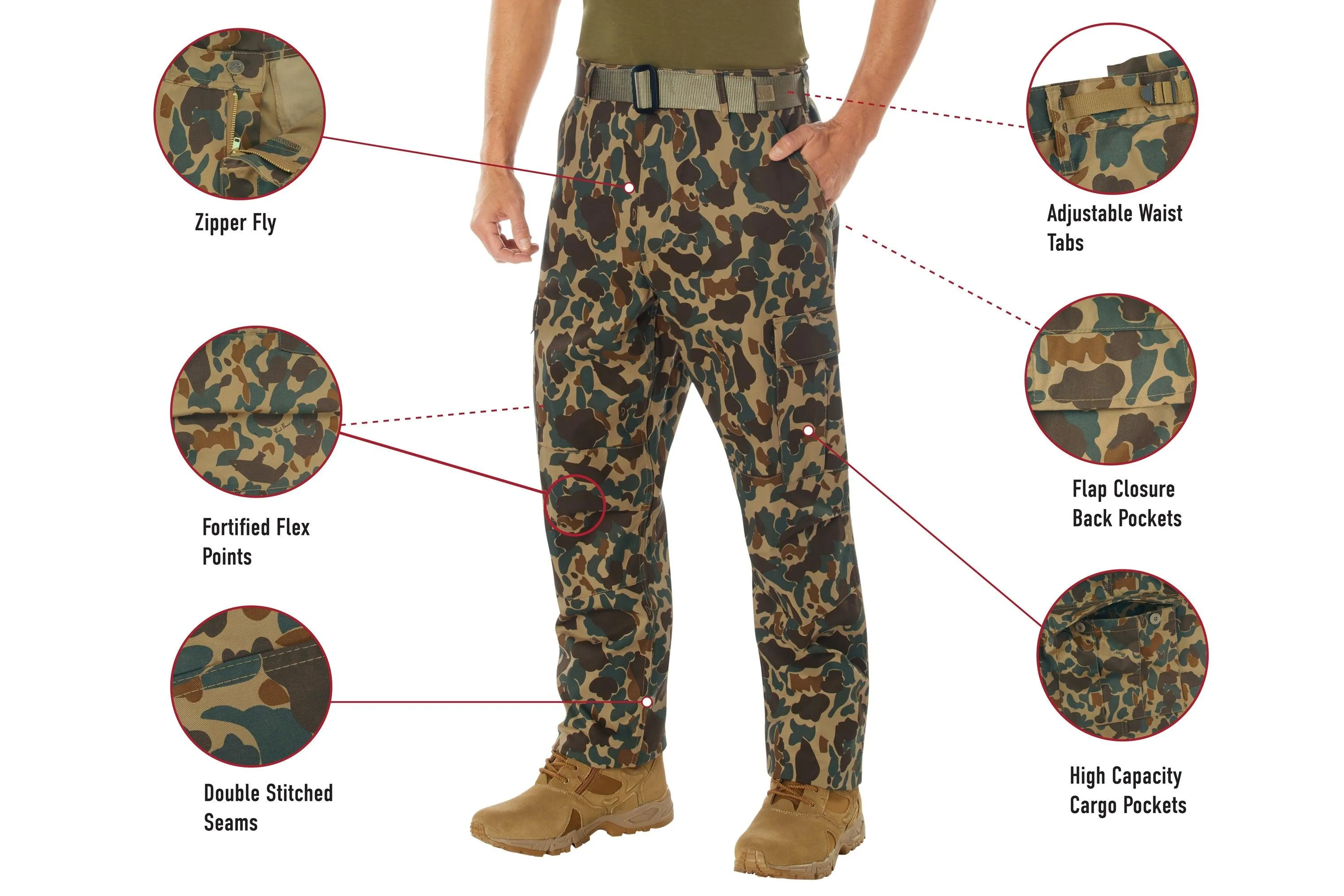 Rothco X Bear Archery Fred Bear Camo BDU Pants