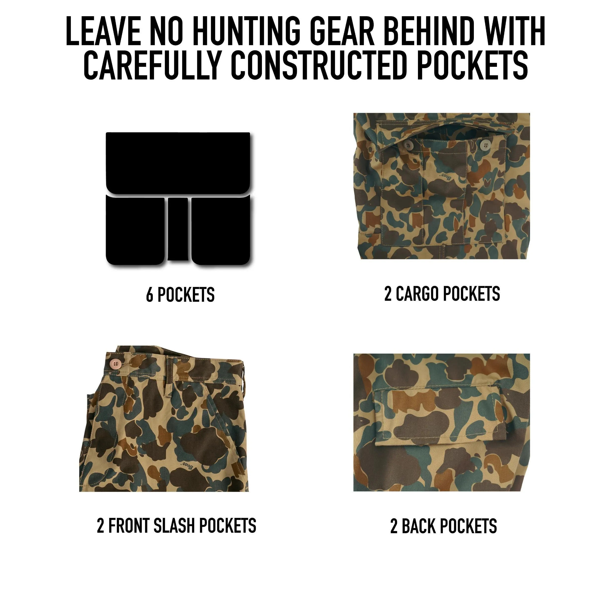 Rothco X Bear Archery Fred Bear Camo BDU Pants