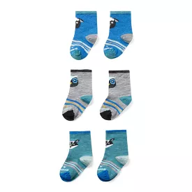 Smartwool Laguna Blue Toddler Trio Socks