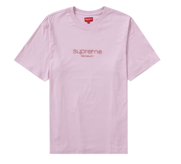 Supreme Beaded Logo S/S Top Pink