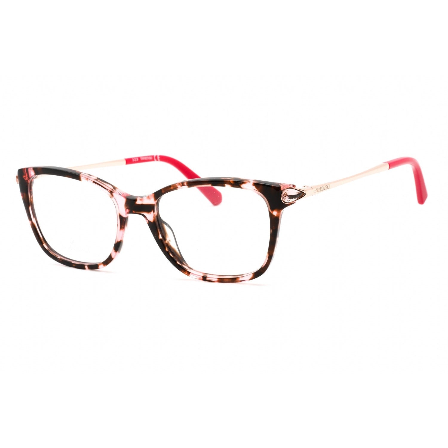 Swarovski SK5350 Eyeglasses Colorful Havana / Clear Lens