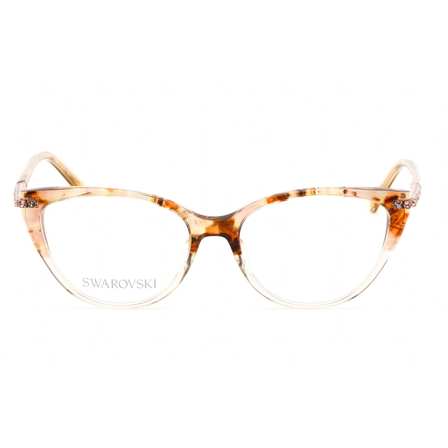 Swarovski SK5425 Eyeglasses Havana/other / Clear Lens