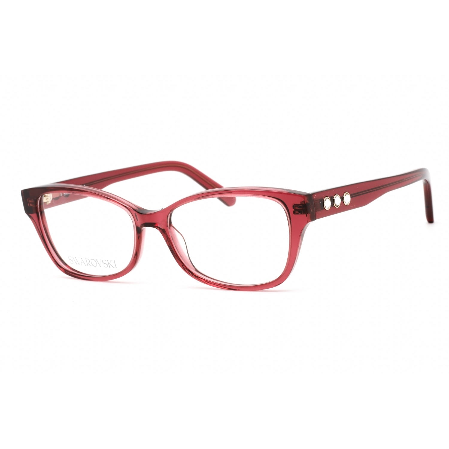 Swarovski SK5430 Eyeglasses Shiny Bordeaux / Clear Lens