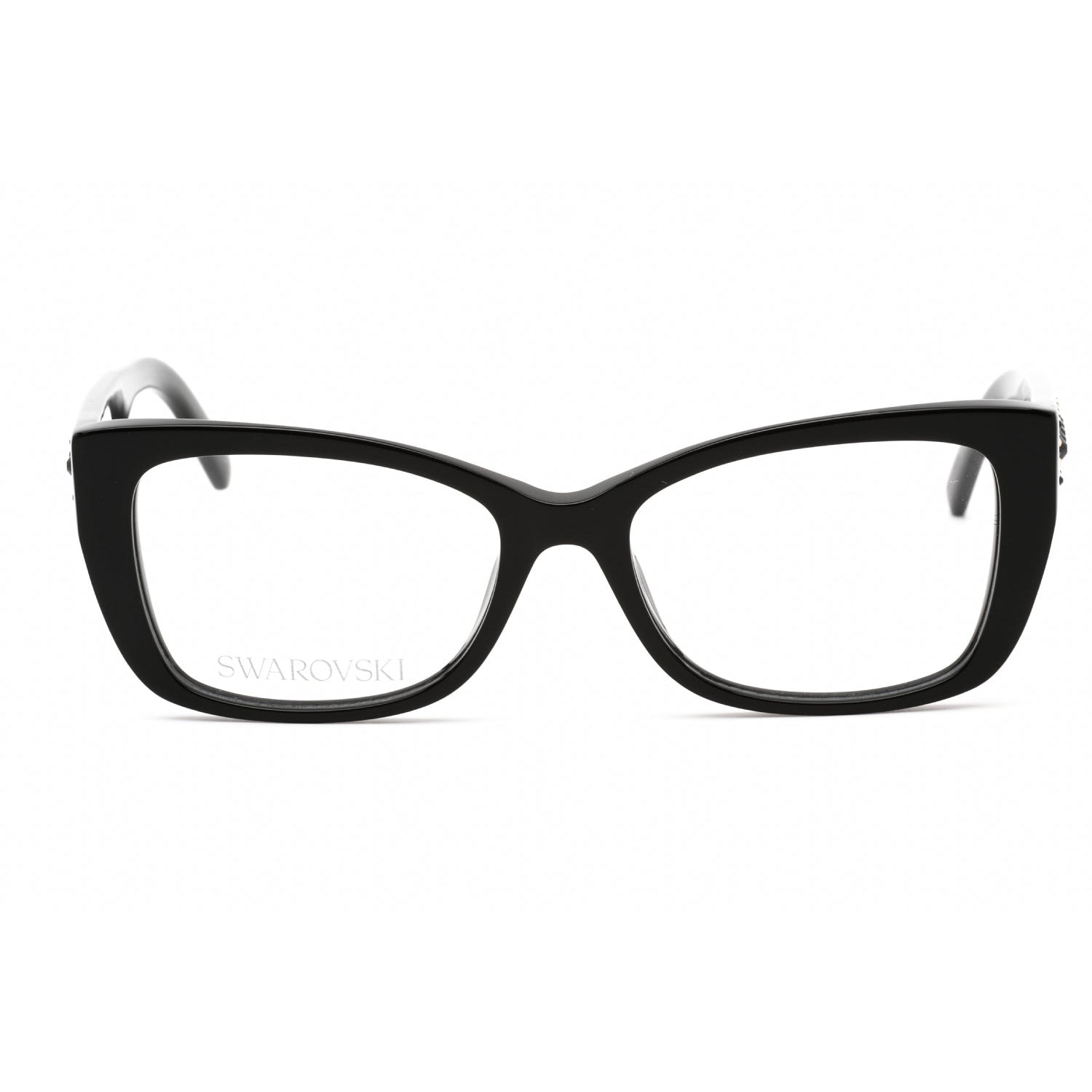 Swarovski SK5452 Eyeglasses Shiny Black / Clear Lens