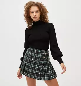 The Inola Skirt - Green Wallace Plaid