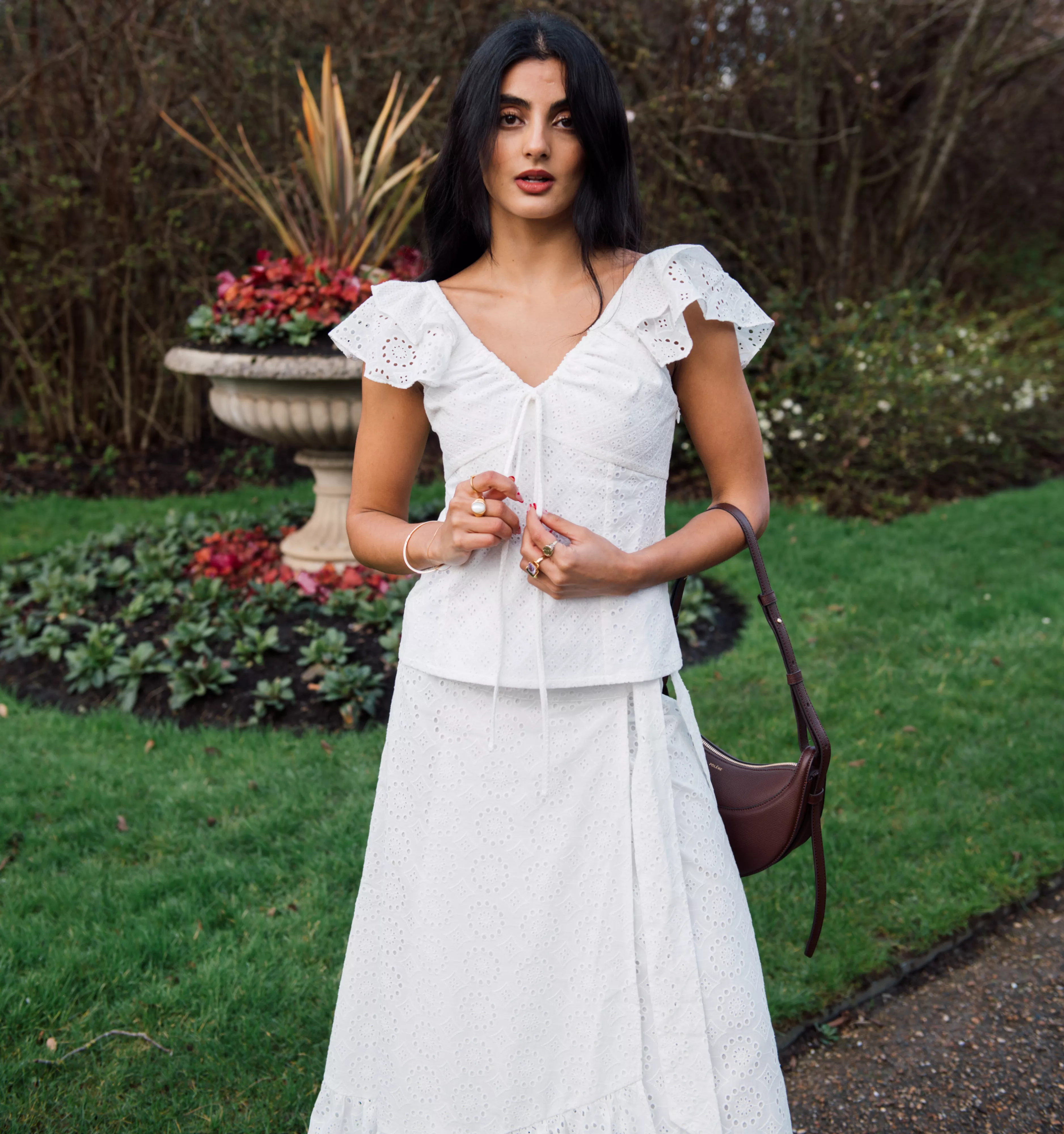 The Mirabel Skirt - White Eyelet