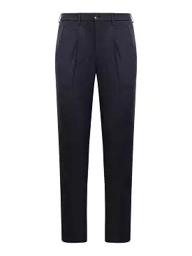 trousers with pleats