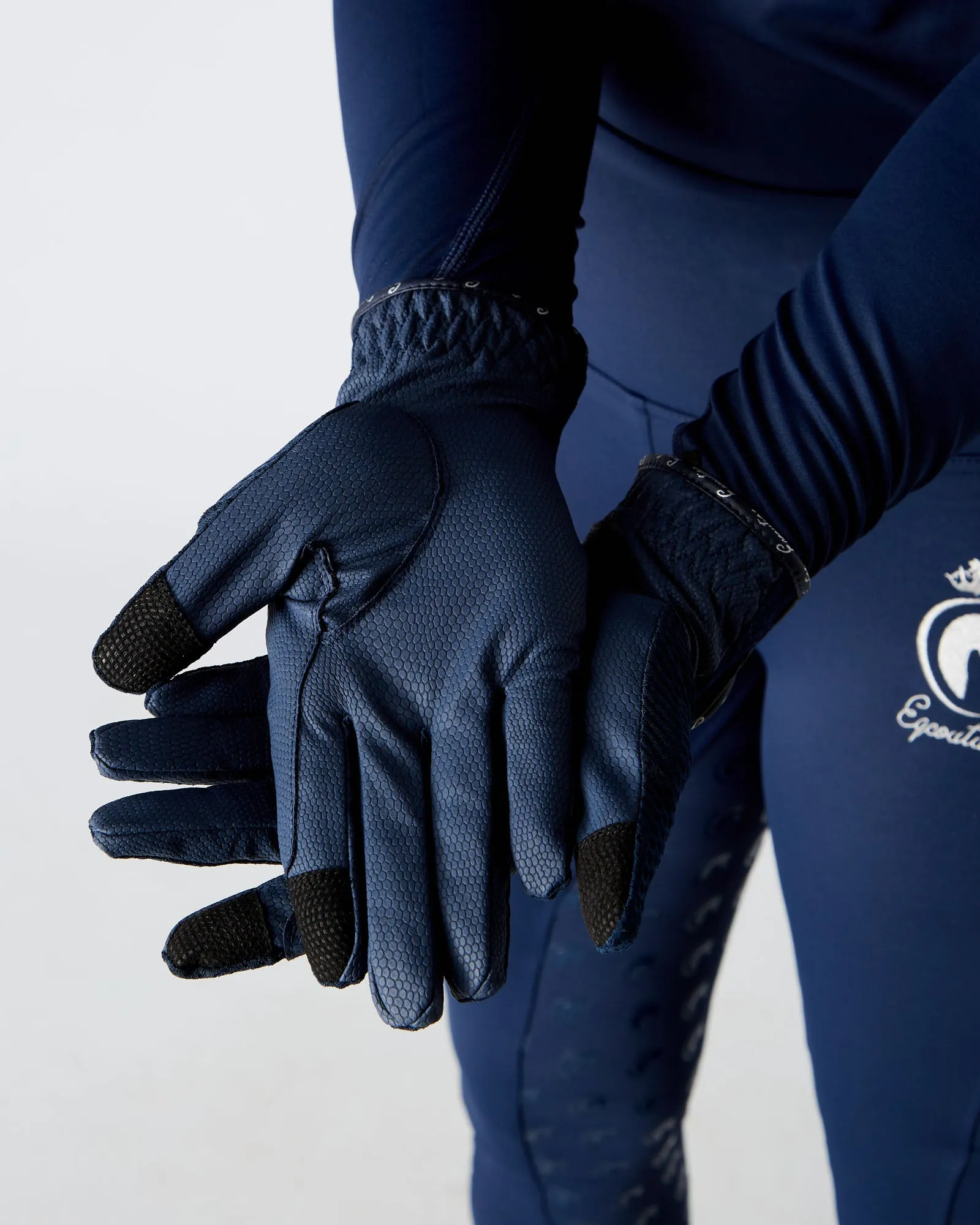 VentiGrip Horse Riding Gloves - NAVY