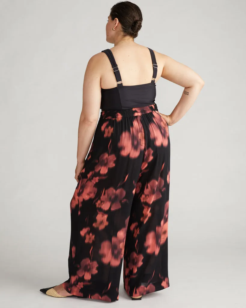 Verbena Voile Pants - Nightbloom Print