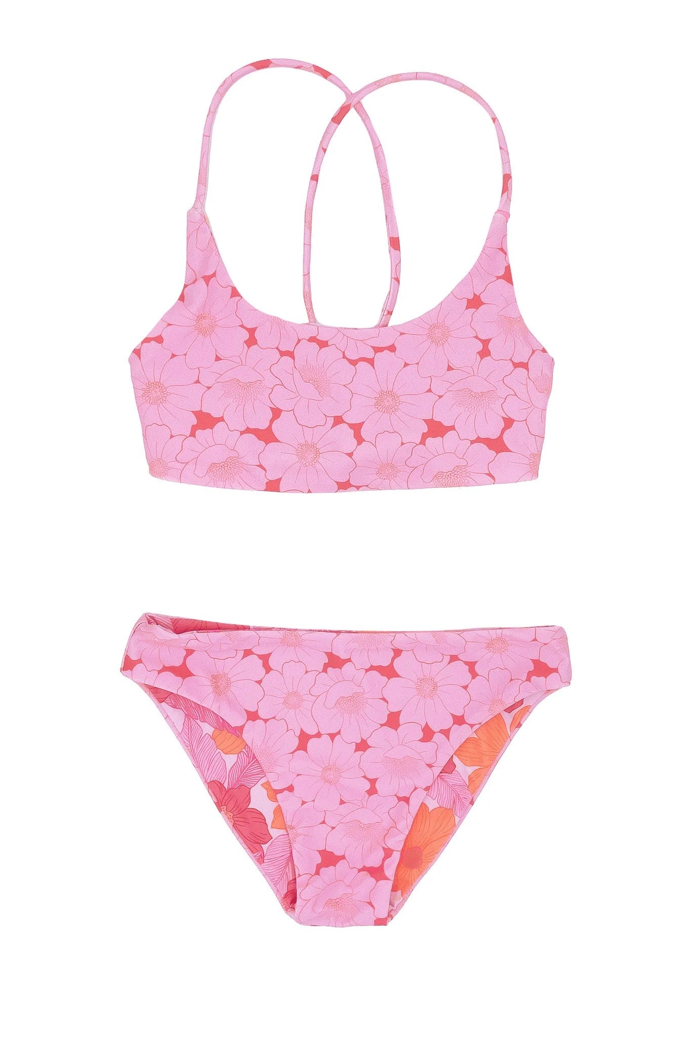 Waverly Reversible Bikini - Pink Floral